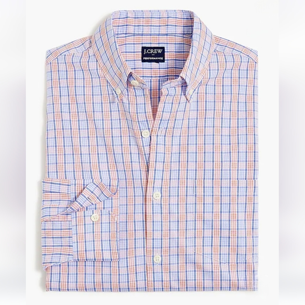 J. Crew Slim Untucked flex performance casual shirt
